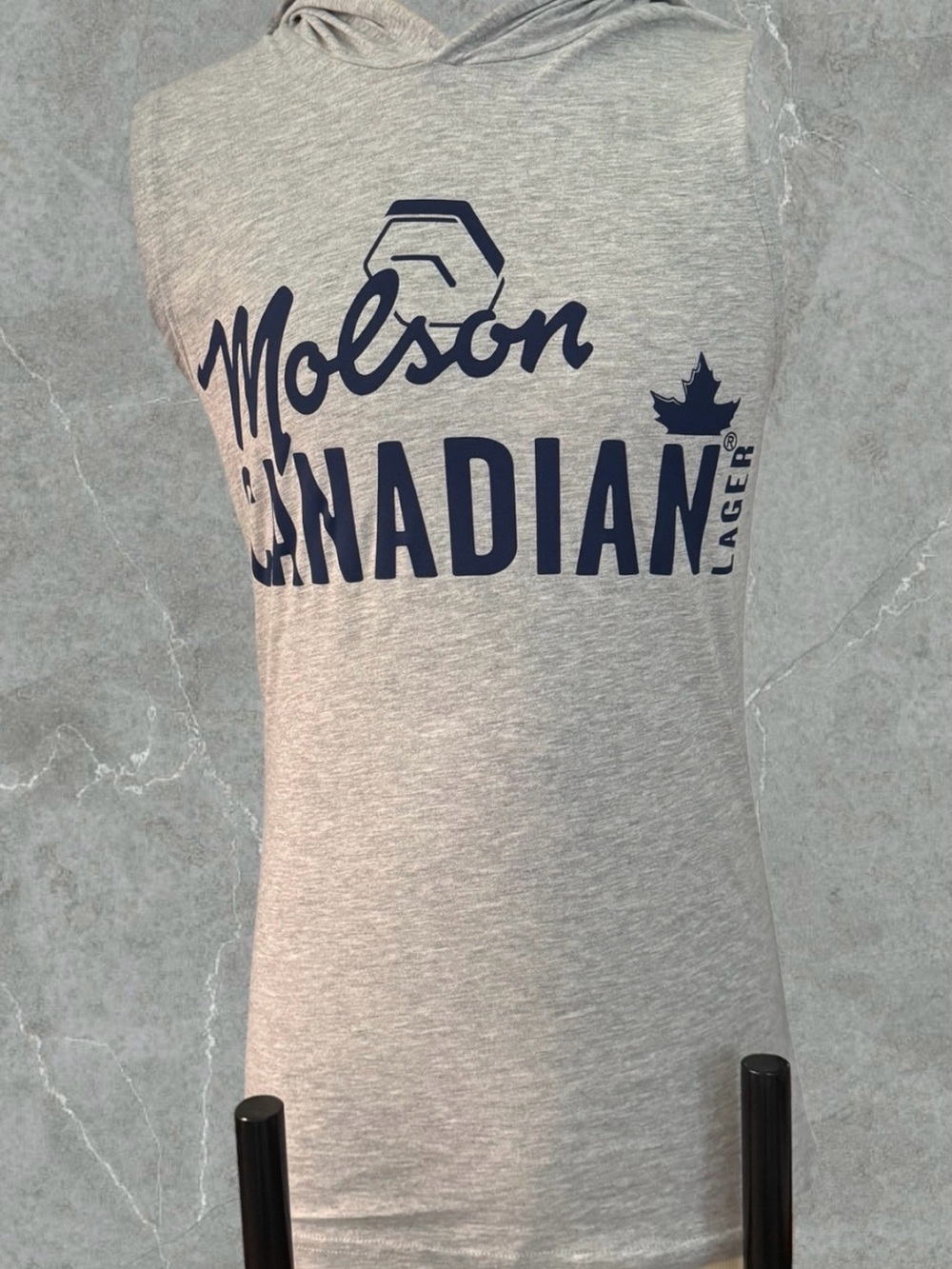 2 for $30 | Molson Canadian Sleeveless Hoodie Muscle Tank - Picture 5 of 15
